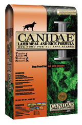 Сухой корм для пожилых собак Canidae Lamb & Rice