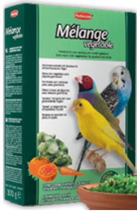 Дополнительный корм с овощами для зерноядных птиц MELANGE VEGETABLE