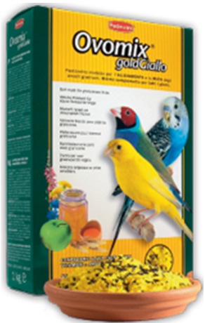 Корм для выкармливания птенцов и при линьке декоративных птиц OVOMIX GOLD giallo