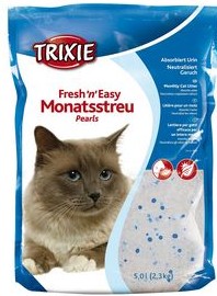Наполнитель для кошек "Fresh n Easy Pearls" (круглые гранулы до 3мм) 5л Trixie