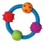 PETSTAGES Multi Texture Chew Ring Игрушка для собак "Канат-кольцо с мячиками"