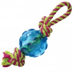 PETSTAGES Mini Orka Ball with rope Орка мини мячик с канатиками - игрушка для собак